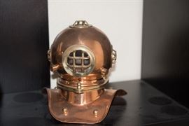 Mini Nautical Divers Helmet Decor