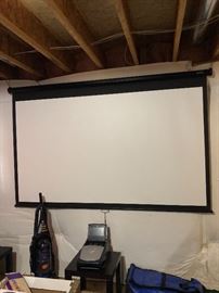 Optoma Home Theater Projector and Screen