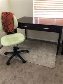 Hooker Furniture Desk, Lime Green Cushion Office Chair