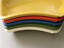 5 Retro/Vintage Nut Trays