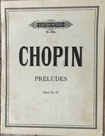 Antique Chopin Sheet Music 