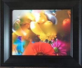Framed Signed Abstract Print