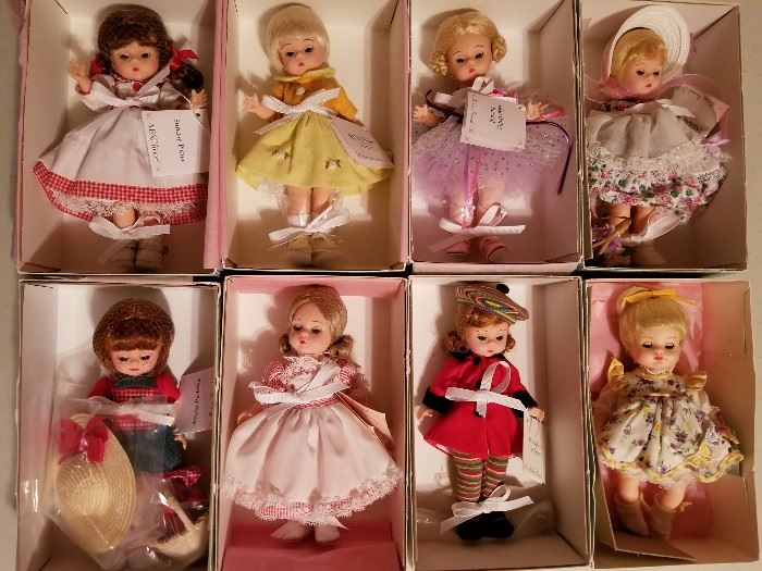 Madame Alexander dolls.
