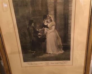 CRIES OF LONDON - ORIGINAL ENGRAVING"SWEET CHINA ORANGES SWEET CHINA" - BY F. WHEATLEY, PLATE #3 