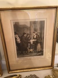 CRIES OF LONDON - ORIGINAL ENGRAVING "A NEW LOVE SONG ONLY HAPENNY A PIECE" - BY F WHEATLEY, PLATE #11
