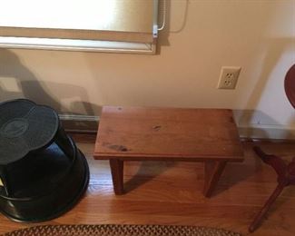 SMALL, HANDMADE STOOL