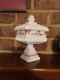 WESTMORELAND "ROSES AND BOWS" COMPOTE