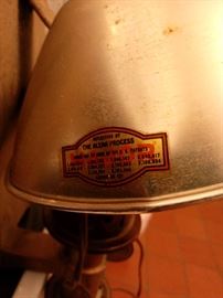 RAILROAD CABOISE LAMP ELECTRIFIED