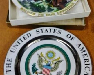 2 Highly Collectible  Commemorative Plates