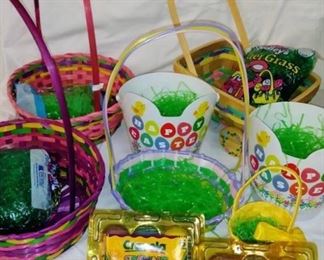 Easter Baskets Grass Included Plus More