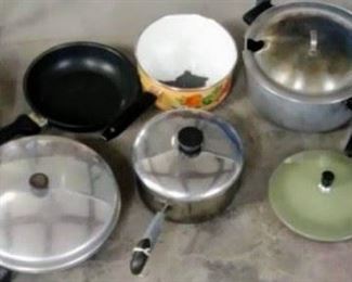 Large Lot of Miscellaneous Pot Pans
