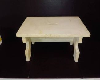 Neat Old Wooden Single Step Stool