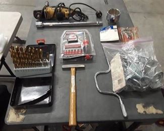 Box Of Tools and Drill Bits