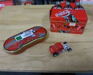 Coca Cola Glasses holder, lunch box with suprise ...