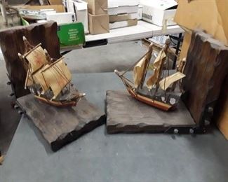Old Pirate Boats, Hand Made. WOW.