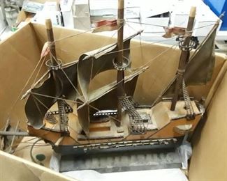 Old Pirate Boats, Hand Made. WOW