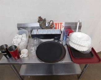 Coffee Cups, Trays and Miscellaneous