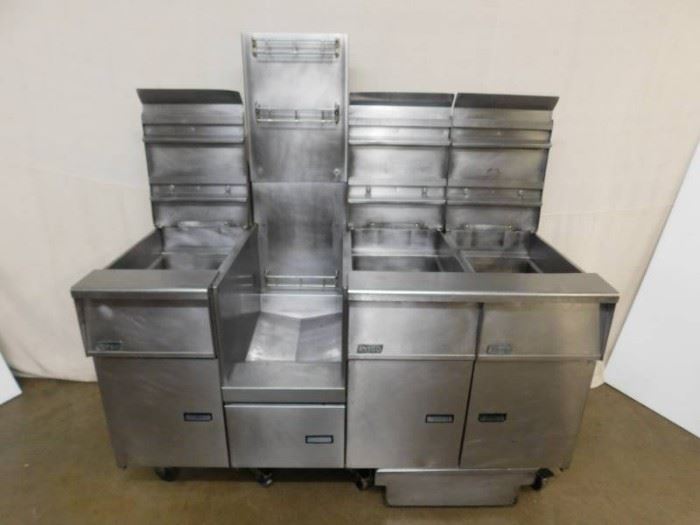 Pitco 3 Bay Fryer with Auto Filter System