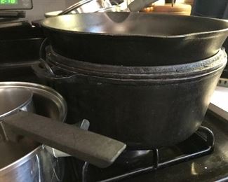 Cast iron and a cast iron dutch oven ....nab this one fast!