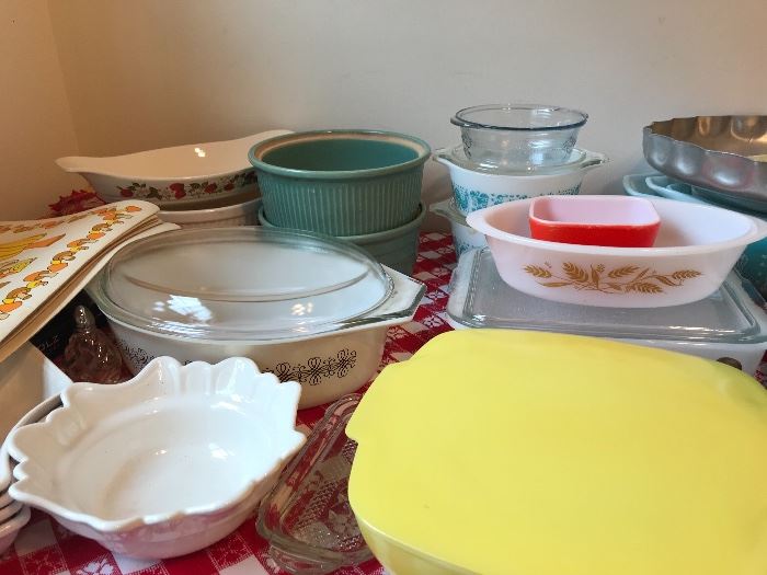 Pyrex...and vintage... and some we've never seen.... and we're over 50 - we've seen a lot!