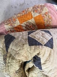 Quilts....hand made with so many memories...