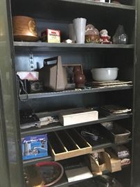 A cabinet filled with treasures..... and the cabinet is for sale too!