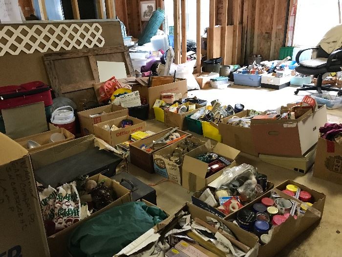 The middle part of the basement.....and you thought we were joking about packing a lunch....