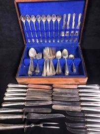 001p JC Derey Sterling Flatware