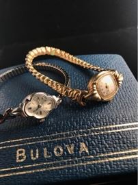 083p Vintage Bulova Ladies watches