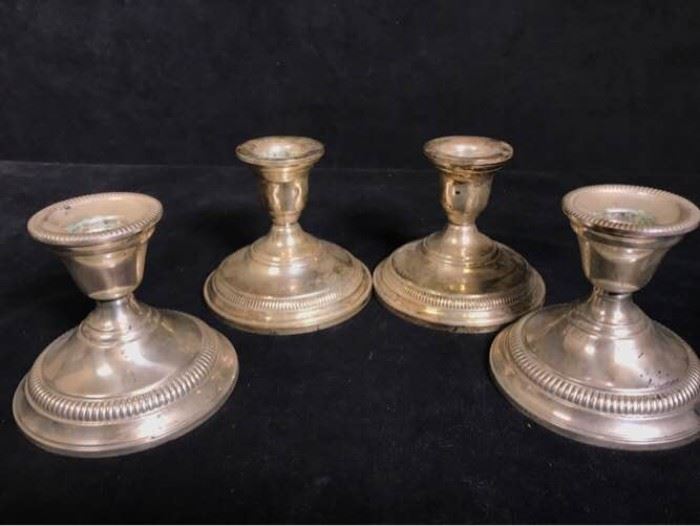 017p Four Sterling Weighted Candlesticks