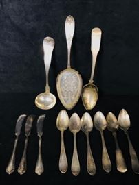 036pPure Coin  Silverplate Flatware