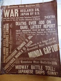 WW II Scrap Book --- See Detail Photos 