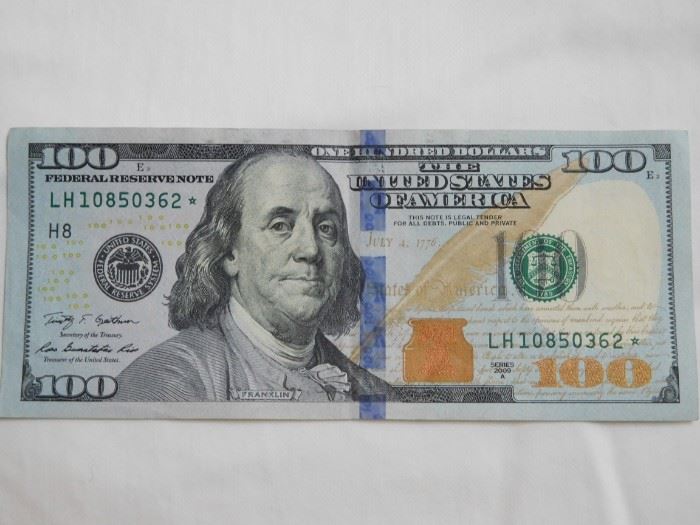 2009 $100 Star Note 