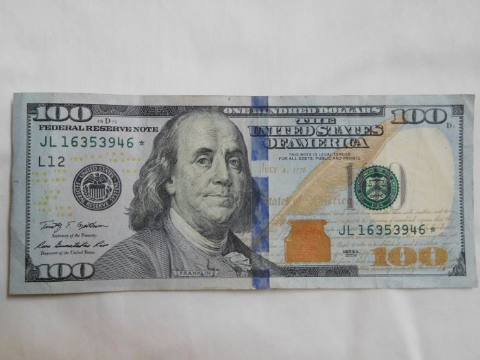 2009 $100 Star Note