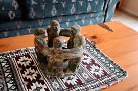 Southwest decor pieces.