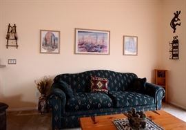 Beautiful sofa. Looks New. There is also a wonderful sleeper sofa also for sale in this home.