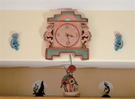Unusual southwestern clock for sale.