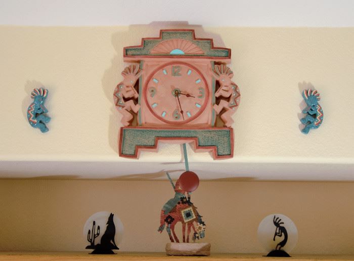 Unusual southwestern clock for sale.