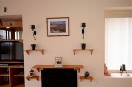 Lots of tastefully handpicked southwest decor throughout this home.