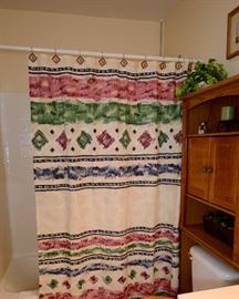 Southwest looking shower curtain for sale.