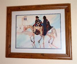 More southwest fine art framed.