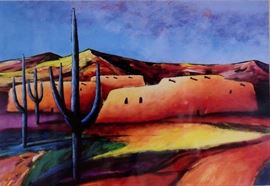 Gorgeous Southwest Art for sale in this home. Love this piece!