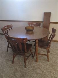 Maple Dinette Table with 4 Chairs
