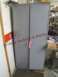 10 - Tennsco metal cabinet (no contents) 36x78x24