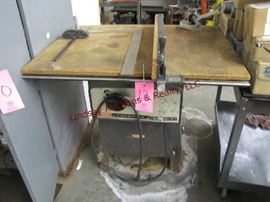 12 - Craftsman 10" Bench Saw 40x29.5 top model 113.29940