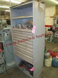 50 - Lyon metal cabinet (NO CONTENTS) 37.5x18.5x82