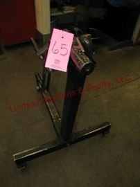 65 - Adj Engine Stand on 3 wheels (Black)
