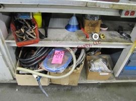 119 - Group of hoses, thermostats, oil filters & others
