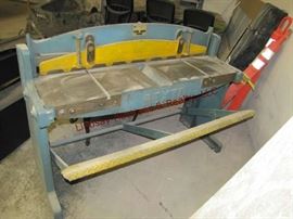 126 - Pexto mod 152A 16 ga Stomp Shear 52" cut(next door in basement w/ garage door access - NO FORKLIFT AVAILABLE - MUST GET YOUR OWN RIGGER)