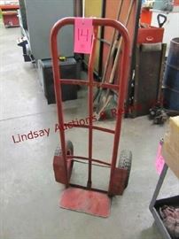 14 - 2 wheeled dolly large pnuematic tires 4.00-6
